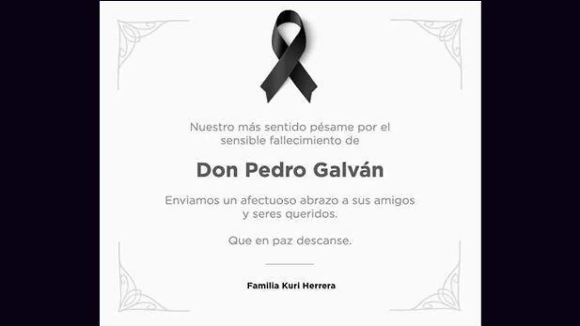 Don Pedro Galván